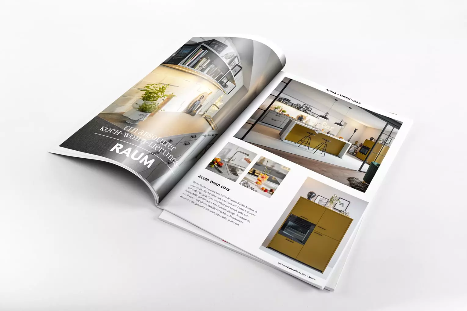 Mockup von dem systhema Magazin